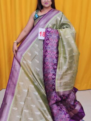 20TH SEP –  GEORGETTE SILK KHADDI SAREE (NO.18)