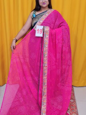 20TH SEP –  MOSS CHIFFON SAREE (NO.19)