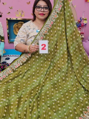 22ND SEP LIVE – MOSS CHIFFON SAREE (NO.2)