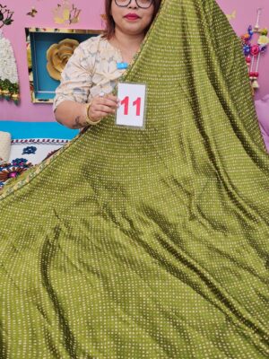 22ND SEP LIVE – MOSS CHIFFON SAREE (NO.11)