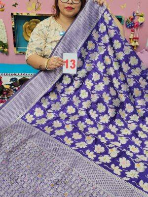 22ND SEP LIVE – GEORGETTE SILK KHADDI SAREE (NO.13)