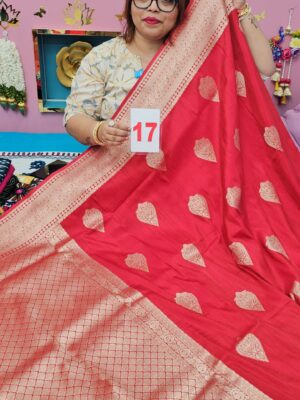 22ND SEP LIVE – TUSSAR INDIAN SILK SAREE (NO.17)