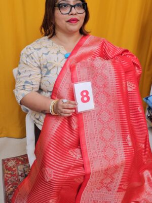 21ST SEP – GEORGETTE SILK KHADDI SAREE (NO.8)