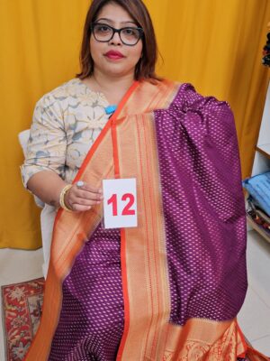 21ST SEP – GEORGETTE SILK KHADDI SAREE (NO.12)