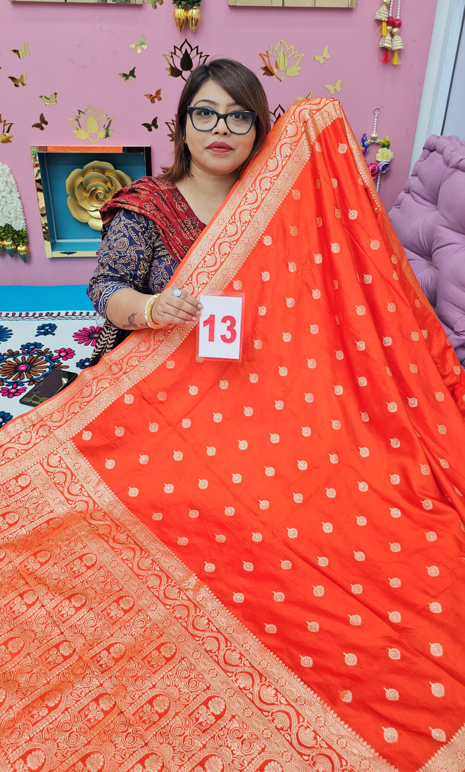 25TH SEP LIVE – MUSHRU SILK KHADDI SAREE (NO.13)