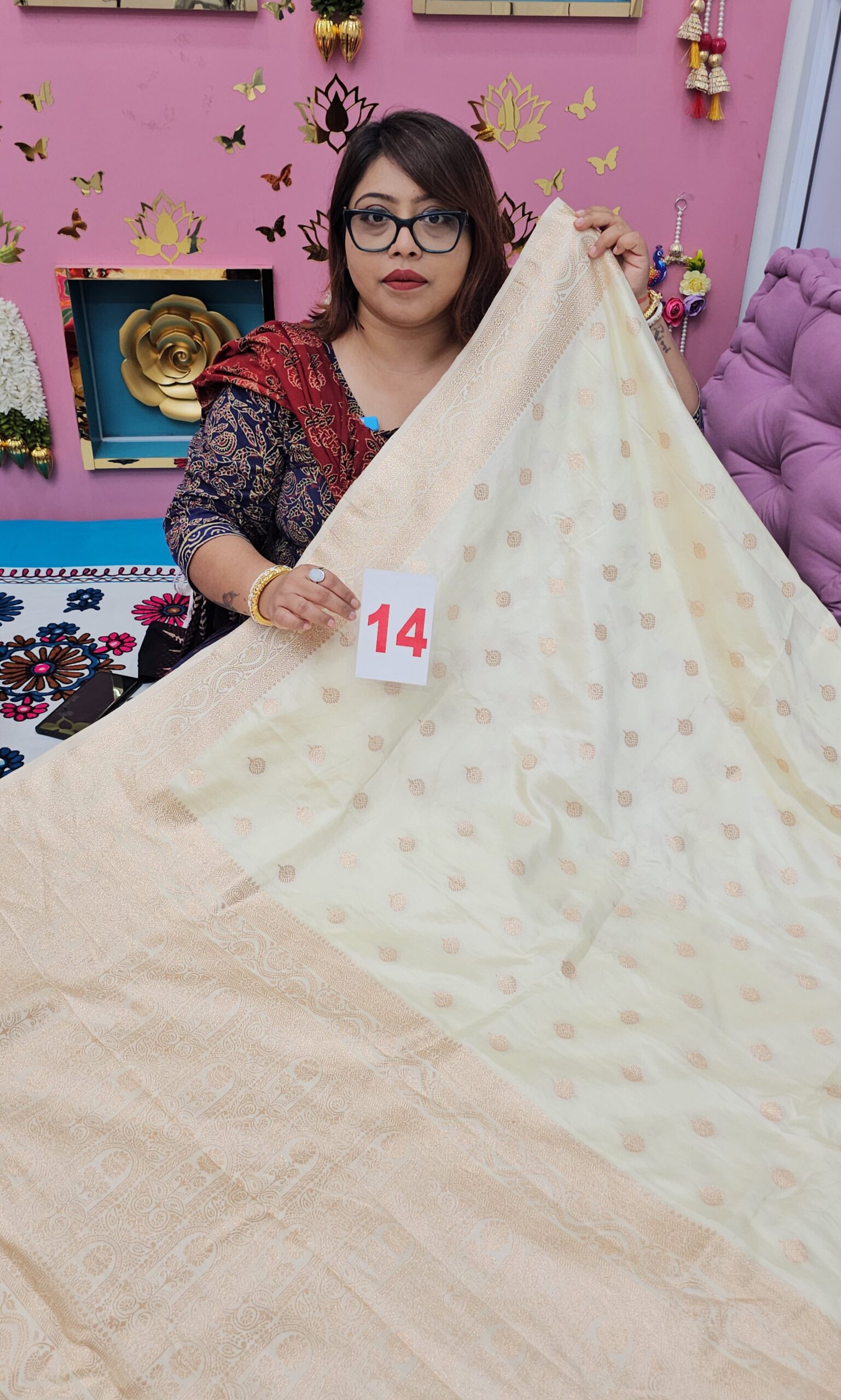 25TH SEP LIVE – MUSHRU SILK KHADDI SAREE (NO.14)