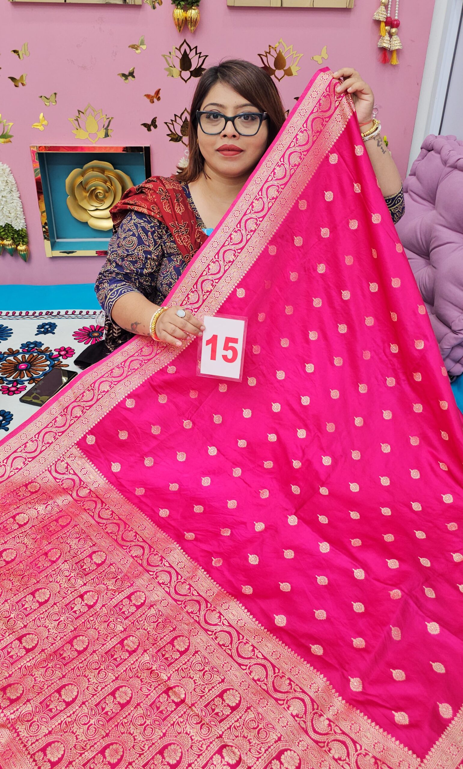 25TH SEP LIVE – MUSHRU SILK KHADDI SAREE (NO.15)