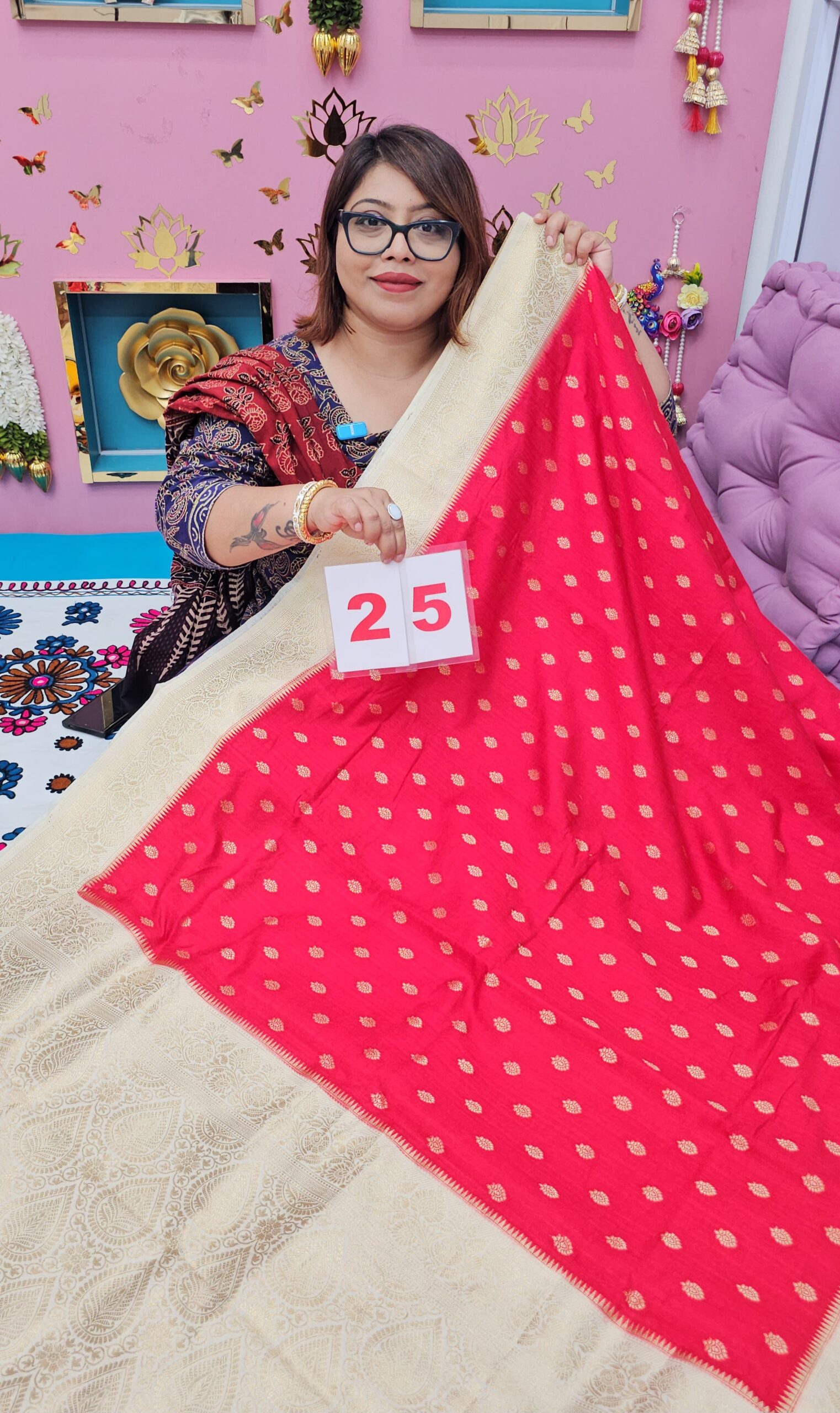 25TH SEP LIVE – PREMIUM JAQUARD SOFT SAREE (NO.25)