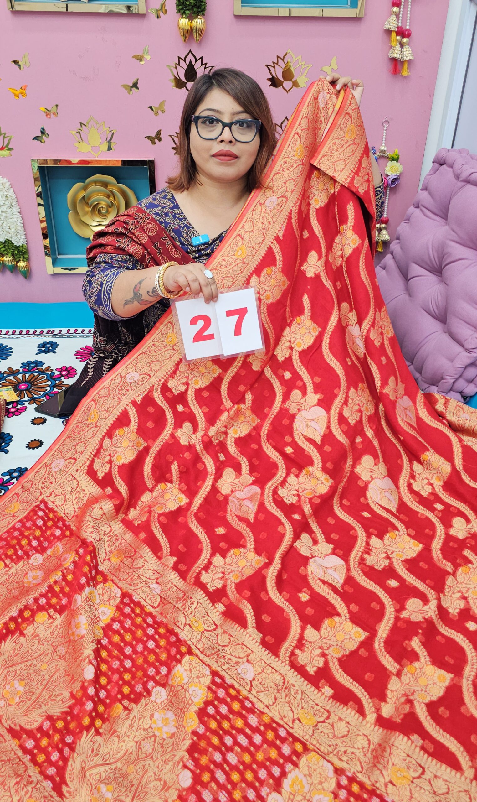 25TH SEP LIVE – PREMIUM JAQUARD SOFT SAREE (NO.27)