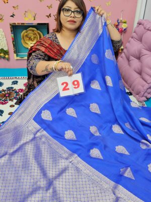 25TH SEP LIVE – SEMI TUSSAR INDIAN SILK SAREE (NO.29)