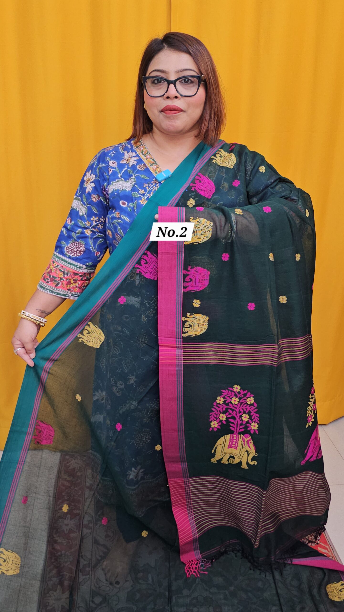 24TH SEP LIVE – PURE MERCERISED COTTON SAREE (NO.2)
