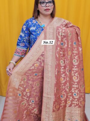 24TH SEP LIVE – PREMIUM GEORGETT KHADDI SAREE (NO.12)