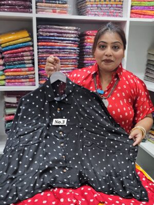 27TH SEP MEGA SALE LIVE – BANDHEJ KAFTAN SHIRT {SIZE -44} (NO.3)