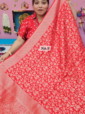 29TH SEP MEGA SALE 2ND LIVE – GEORGETT SILK KHADDI SAREE (NO.9)