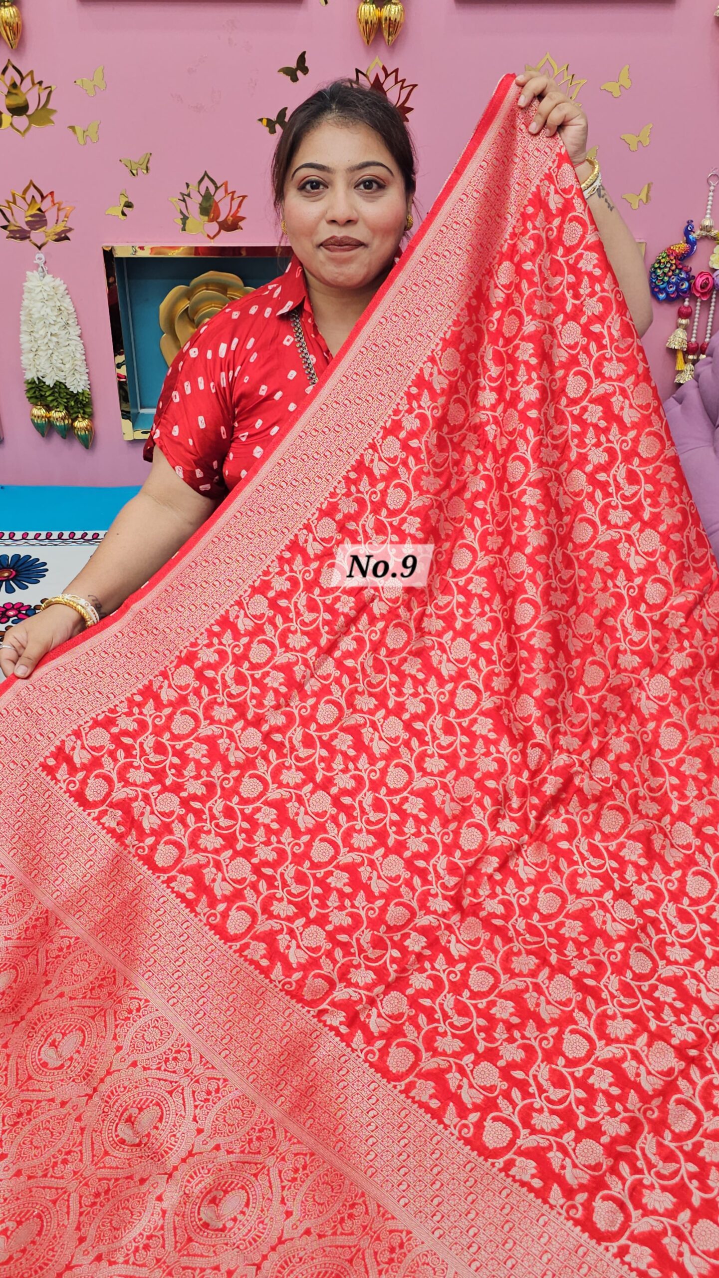 29TH SEP MEGA SALE 2ND LIVE – GEORGETT SILK KHADDI SAREE (NO.9)