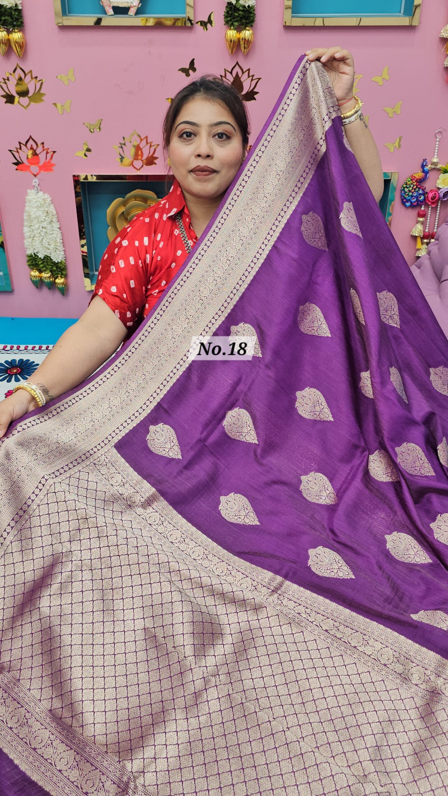 29TH SEP MEGA SALE 2ND LIVE – SEMI TUSSAR INDIAN SILK SAREE (NO.18)