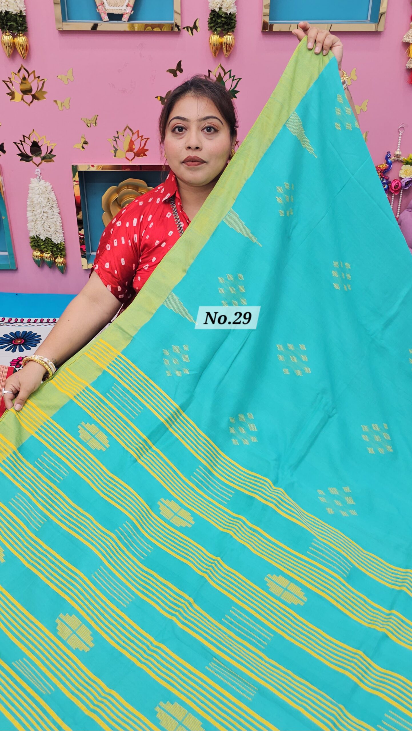 29TH SEP MEGA SALE 2ND LIVE – PURE MERCERISED COTTON SAREE (NO.29)
