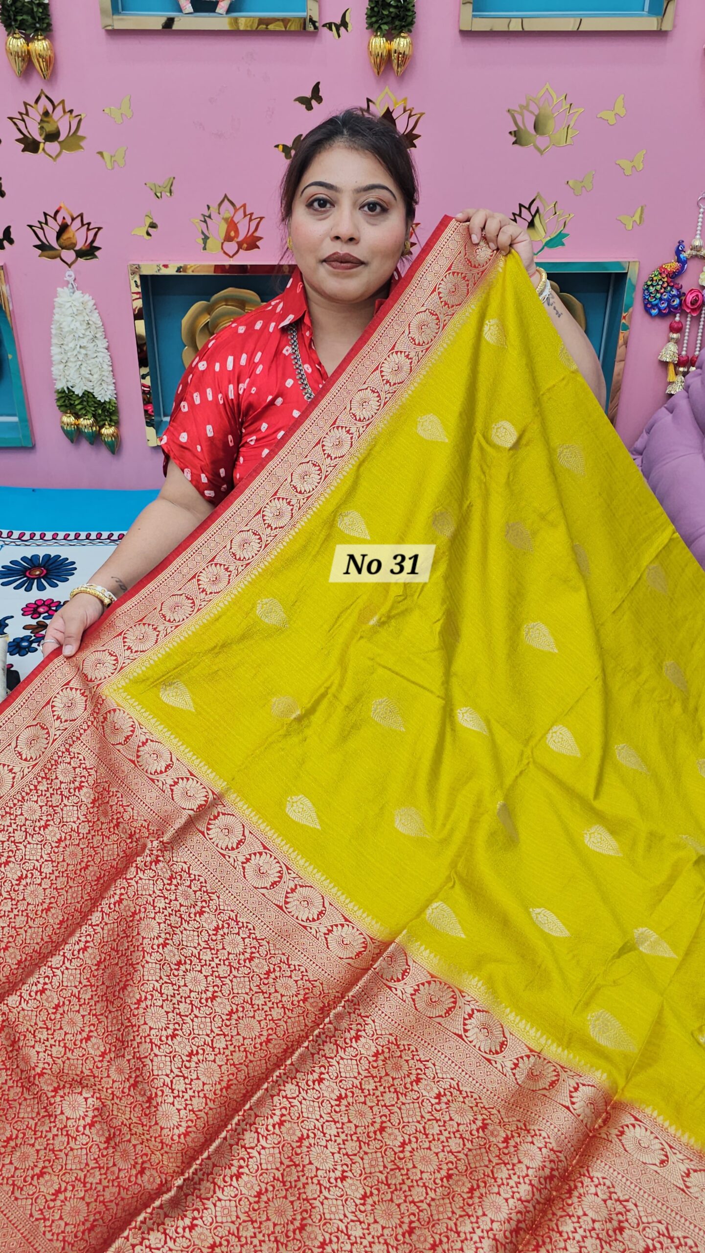 29TH SEP MEGA SALE 2ND LIVE – TUSSAR BANARASI INDIAN SILK SAREE (NO.31)