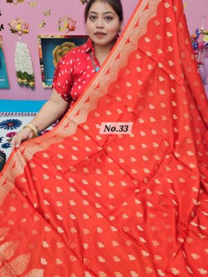 29TH SEP MEGA SALE 2ND LIVE – MUSRU SILK BANARASI SAREE (NO.33)
