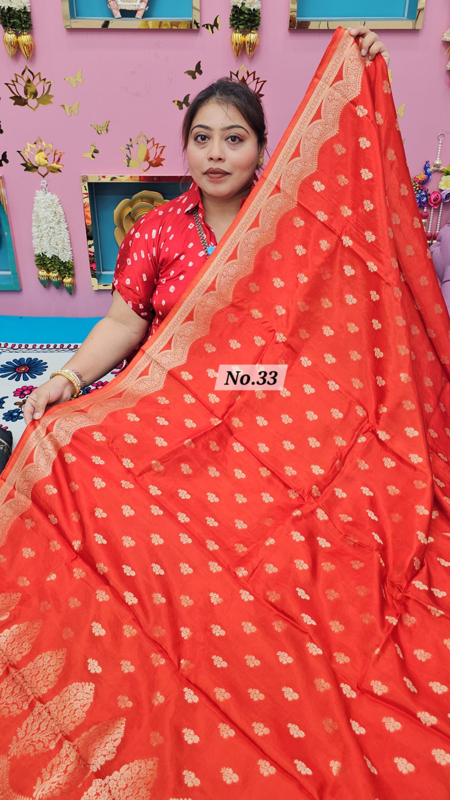 29TH SEP MEGA SALE 2ND LIVE – MUSRU SILK BANARASI SAREE (NO.33)