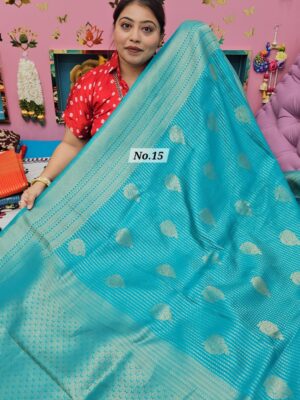 29TH SEP MEGA SALE LIVE – GEORGETTE SILK KHADDI SAREE (NO.15)