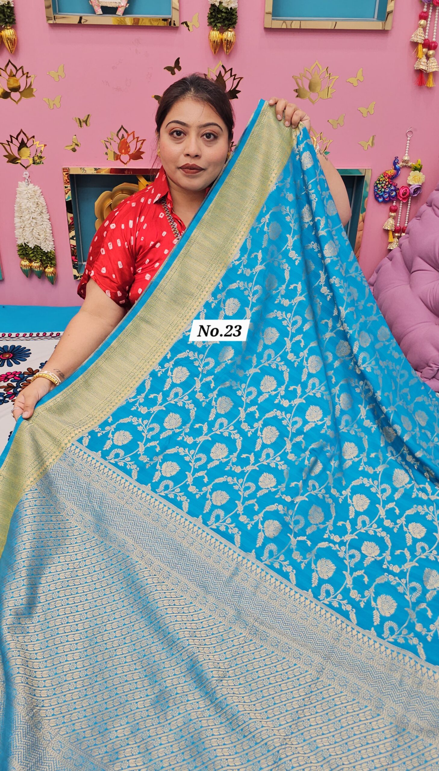 29TH SEP MEGA SALE LIVE – TUSSAR SILK KHADDI SAREE (NO.23)