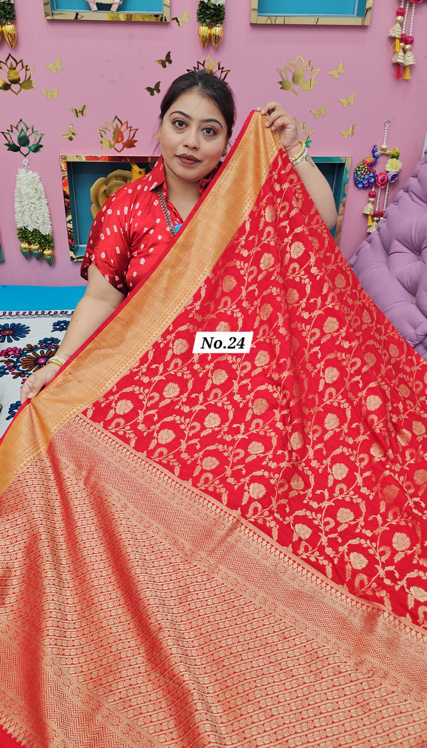 29TH SEP MEGA SALE LIVE – TUSSAR SILK KHADDI SAREE (NO.24)