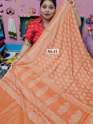 27TH SEP MEGA SALE LIVE – MODAL MASLIN SILK SAREE (NO.11)