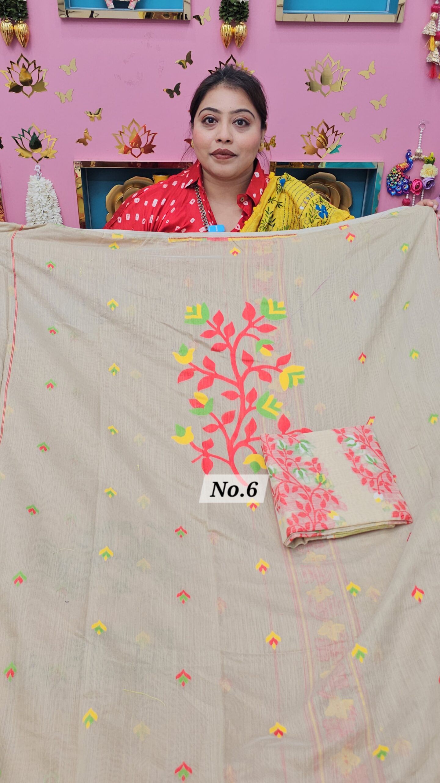 26TH SEP MEGA SALE 2ND LIVE – JAMDANI DRESS MATERIAL (NO.6)