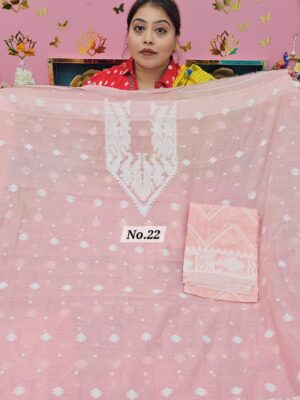 26TH SEP MEGA SALE 2ND LIVE – JAMDANI DRESS MATERIAL (NO.22)