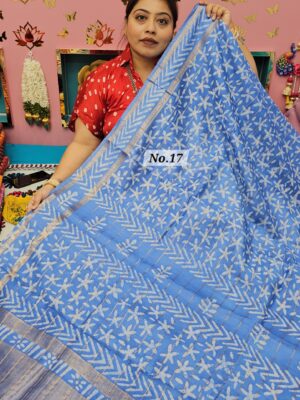 26TH SEP MEGA SALE 2ND LIVE – BATIQ MAHESWARI SILK SAREE (NO.17)