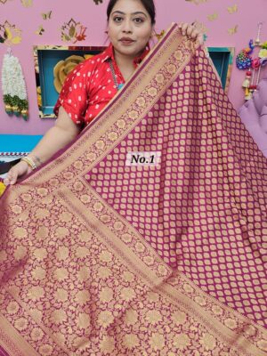 26TH SEP MEGA SALE 2ND LIVE – GEORGETT SILK KHADDI SAREE (NO.1)