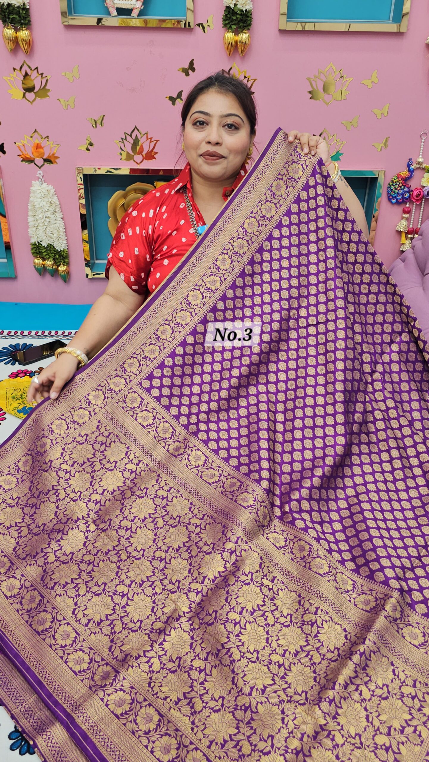26TH SEP MEGA SALE 2ND LIVE – GEORGETT SILK KHADDI SAREE (NO.3)