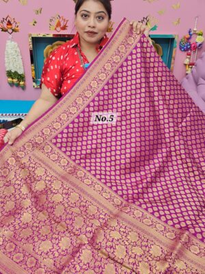 26TH SEP MEGA SALE 2ND LIVE – GEORGETT SILK KHADDI SAREE (NO.5)