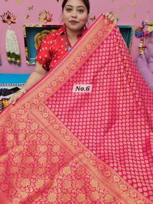 26TH SEP MEGA SALE 2ND LIVE – GEORGETT SILK KHADDI SAREE (NO.6)