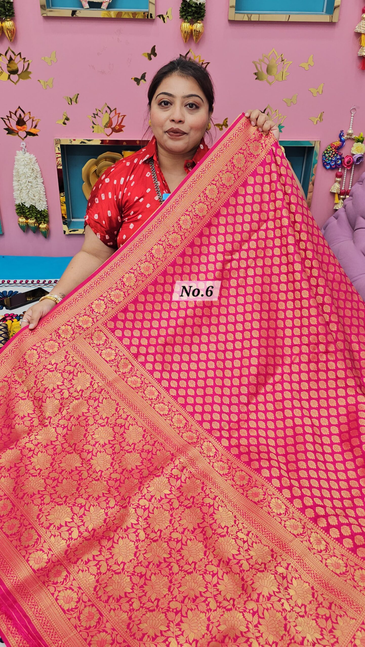 26TH SEP MEGA SALE 2ND LIVE – GEORGETT SILK KHADDI SAREE (NO.6)