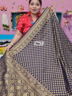 26TH SEP MEGA SALE 2ND LIVE – GEORGETT SILK KHADDI SAREE (NO.7)