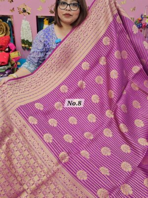 28TH SEP MEGA SALE LIVE – GEORGETTE SILK KHADDI SAREE (NO.8)