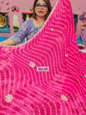28TH SEP MEGA SALE LIVE – MOSS CHIFFON SAREE (NO.33)