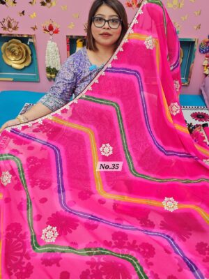 28TH SEP MEGA SALE LIVE – MOSS CHIFFON SAREE (NO.35)