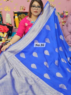 30TH SEP MEGA SALE  LIVE – SEMI TUSSAR INDIAN SILK SAREE (NO.16)