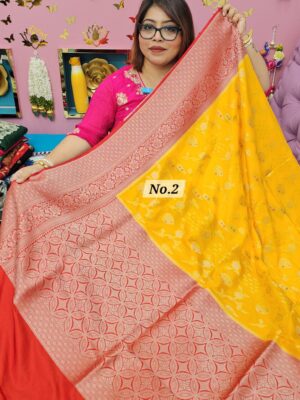 30TH SEP MEGA SALE 2ND LIVE – GEORGETT SILK KHADDI SAREE (NO.2)