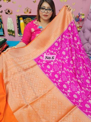 30TH SEP MEGA SALE 2ND LIVE – GEORGETT SILK KHADDI SAREE (NO.6)