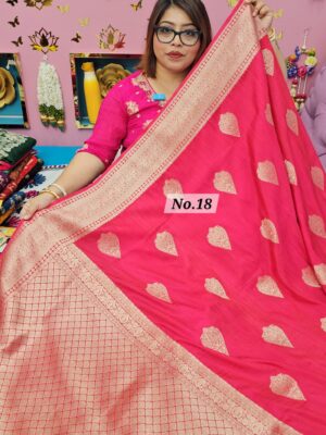 30TH SEP MEGA SALE 2ND LIVE – SEMI TUSSAR INDIAN SILK SAREE (NO.18)