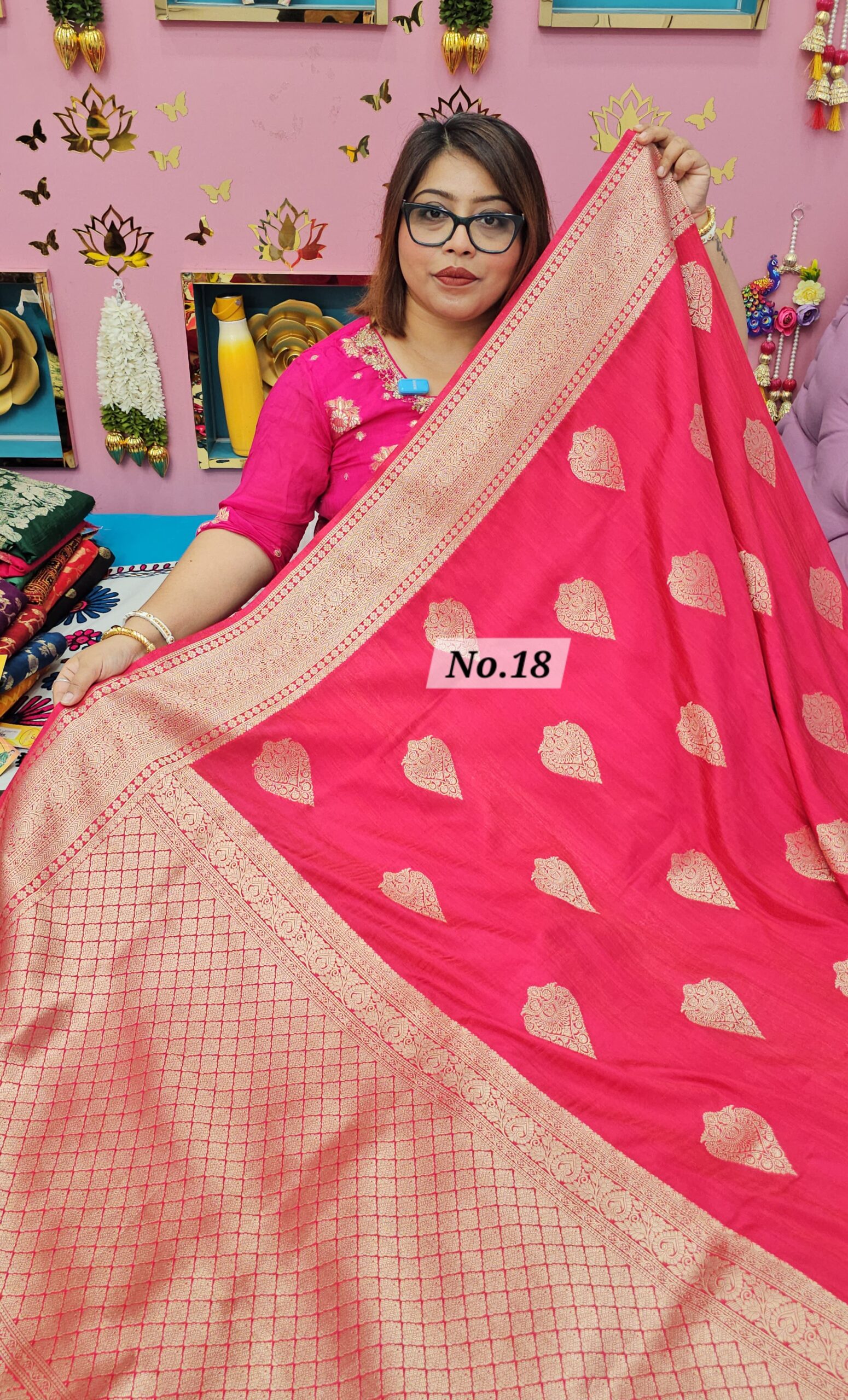 30TH SEP MEGA SALE 2ND LIVE – SEMI TUSSAR INDIAN SILK SAREE (NO.18)