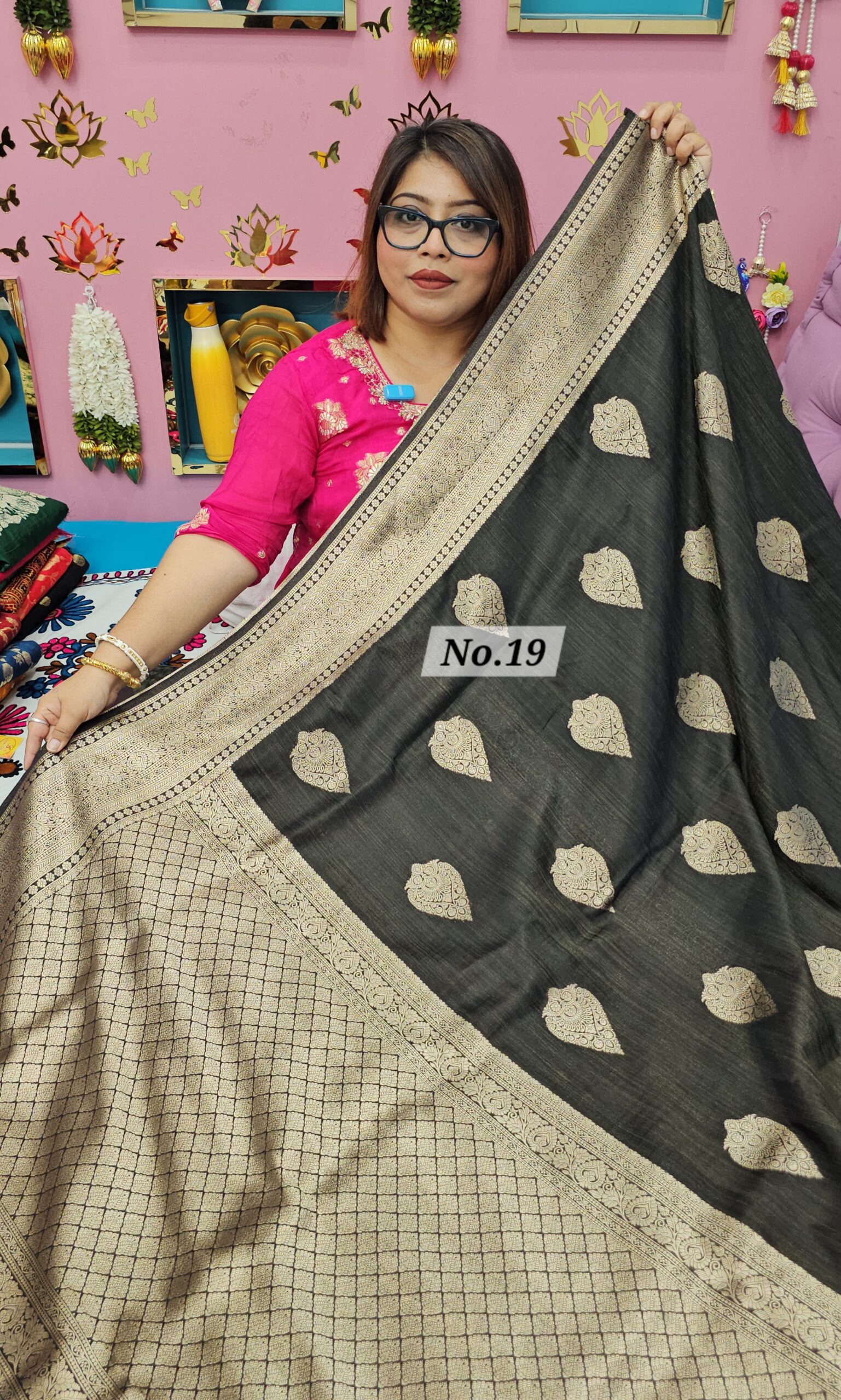 30TH SEP MEGA SALE 2ND LIVE – SEMI TUSSAR INDIAN SILK SAREE (NO.19)
