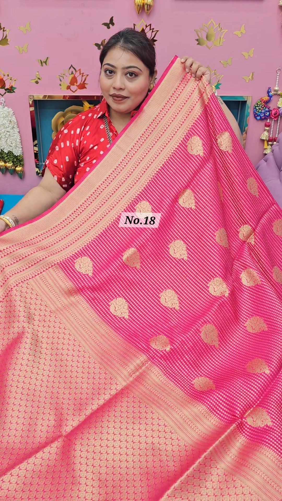 29TH SEP MEGA SALE LIVE – GEORGETTE SILK KHADDI SAREE (NO.18)