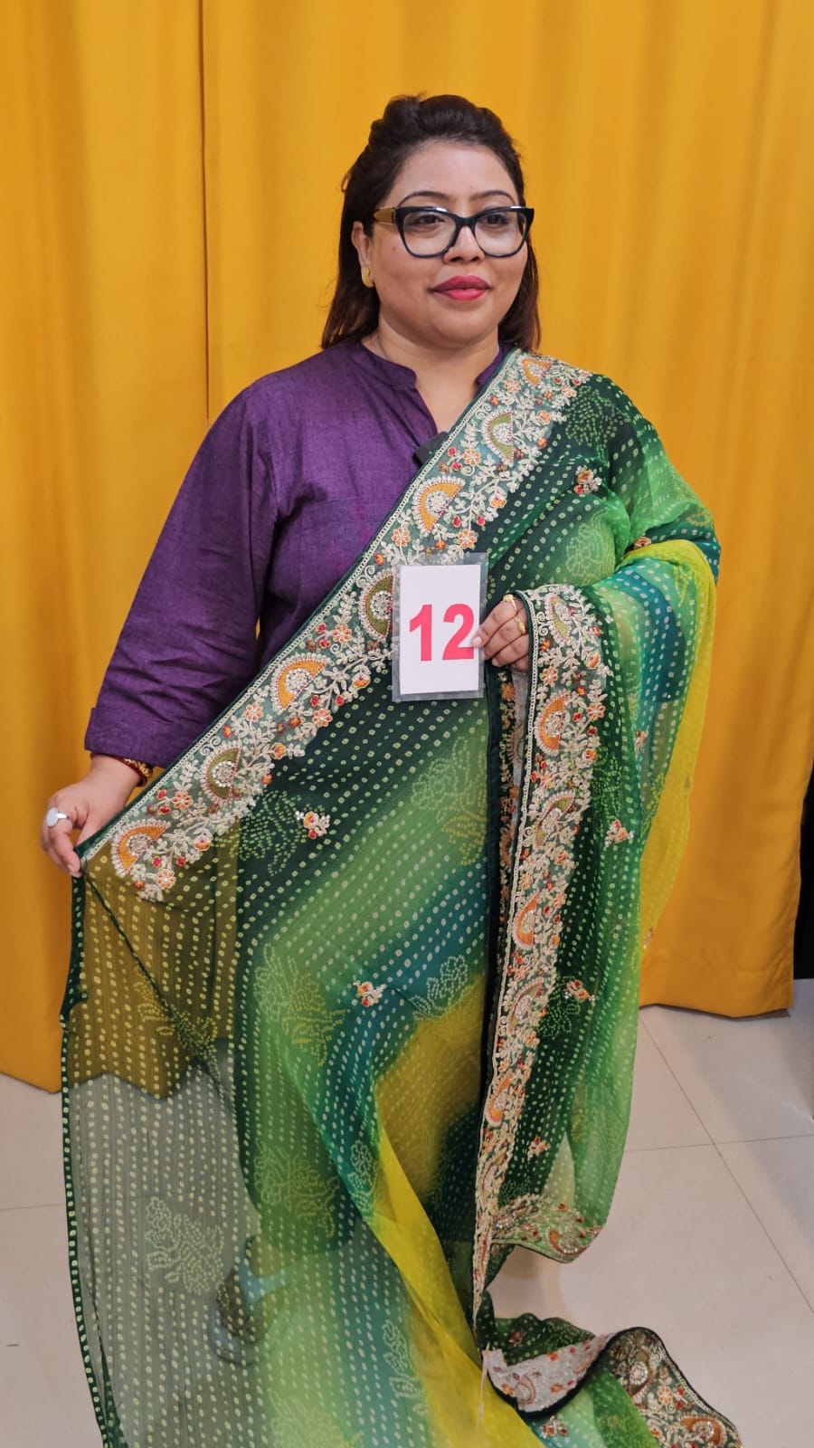 1ST SEP LIVE – MOSS CHIFFON SAREE (NO.12)