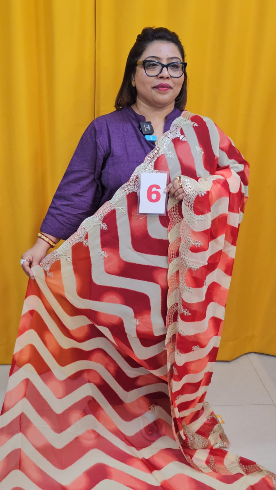 1ST SEP LIVE – MOSS CHIFFON SAREE (NO.6)