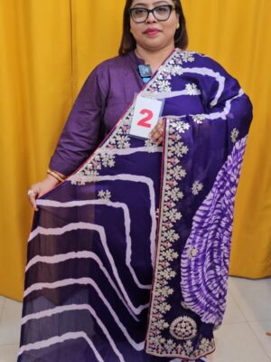 1ST SEP LIVE – MOSS CHIFFON SAREE (NO.2)